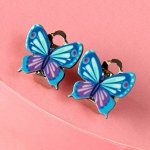 Серьги клипсы детские&quot;Мечтай&quot; 7 х 9 см