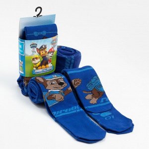 Колготки PAW PATROL "Гонщик", синий.