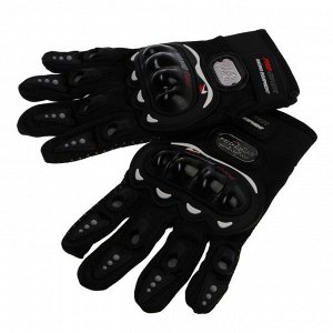 Перчатки мотоциклетные с защитными вставками, пара, размер M, черные