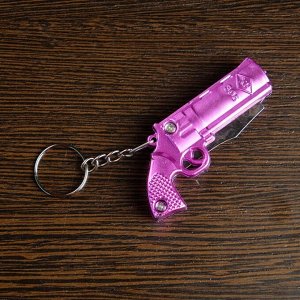СИМА-ЛЕНД Нож складной, брелок &quot;Револьвер&quot; 11 см, микс, рукоять пластик