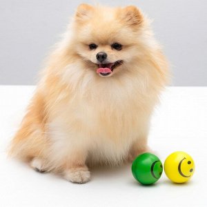 Мячик зефирный «Смайлик», 6.3 см, микс цветов