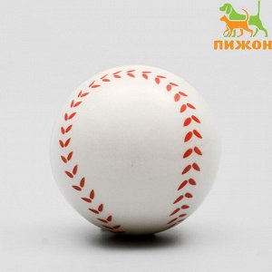 Мячик зефирный "Бейсбол", 6,3 см, 1 шт