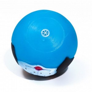 Игрушка пищащая "Песик" для собак, 7 см, синяя