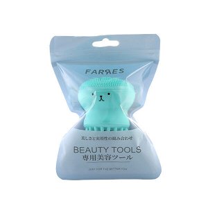 FARRES 3224 Щетка д/умывания "Осьминожка" с массажным эффектом, силиконовая