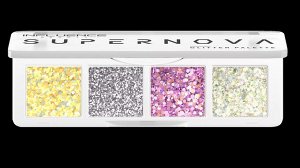Influence Beauty Палетка глиттеров Supernova тон 01, желтый/серебряный/сиреневый/белый