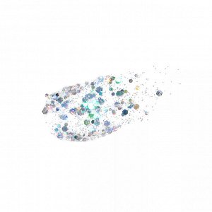 Глиттер Гелевый Glitter Dose 02 Серебряный, 7мл