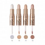 FARRES 4040 Хайлайтер для лица 2 в 1 &quot;Highlight Illuminador&quot;, тон 104 бронзовый