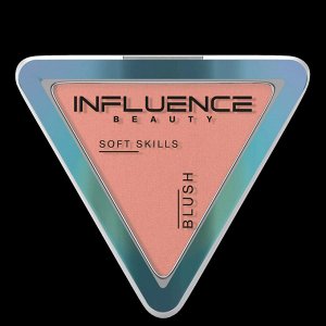 Influence Beauty Румяна компактные Soft skills тон 02, персиковый