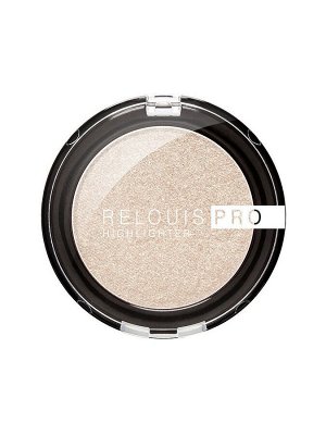 RELOUIS Хайлайтер для лица PRO HIGHLIGHTER компактный тон 02 Champagne, 4 г