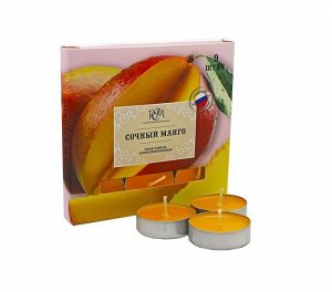 Набор свечей-таблеток (9шт) Сочный манго 1300924