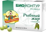 БАД к пище &quot;Рыбный жир с экстрактом ламинарии &quot;БиоКонтур&quot;, капс. 330 мг №100