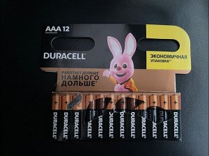 Батарейки Duracell ААА упаковка 12 шт