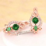 Серьги позолота H01-10931