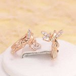 Серьги позолота H01-10805