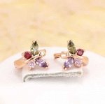 Серьги позолота H01-10974