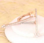 Серьги позолота H01-10551