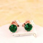 Серьги-гвоздики позолота  H01-10841