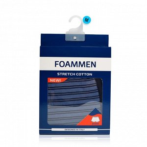 трусы-боксеры Мужские Foammen Fo90509 синие в полоску