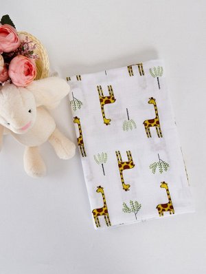 Пеленка муслиновая "Жирафы"