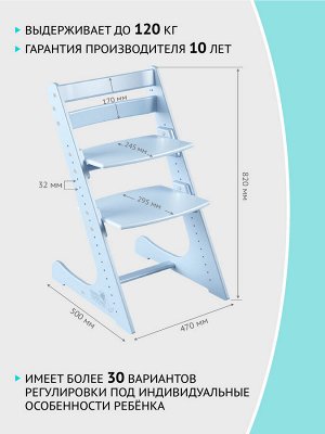 Растущий стул Конёк горбунёк Комфорт  Небесный
