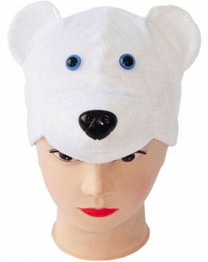 Маска Материал: плюш
Год: 2022
Страна: Россия
Маска Белый Медведь плюшевая с мордочкой и ушками. Универсальная маска-шапка для детей на утренники.