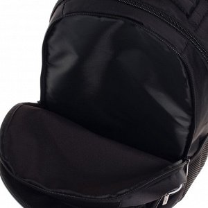 Рюкзак школьный Hatber Sreet, эргономичная спинка, 42 х 30 х 20 см, "Космос", чёрный