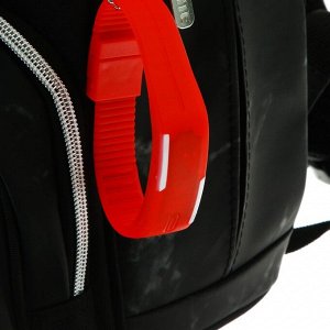 Ранец стандарт deVENTE Mini Ice Hockey, 35 х 26 х 20 см, чёрный/красный