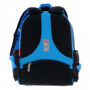 Рюкзак каркасный Hatber Ergonomic Mini, 35 х 27 х 13 см, Sweets, фиолетовыйлетовый/голубой