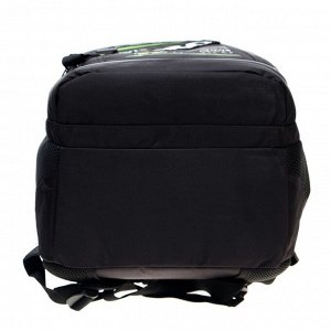 Рюкзак школьный Hatber Sreet, эргономичная спинка, 42 х 30 х 20 см, Bro, чёрный