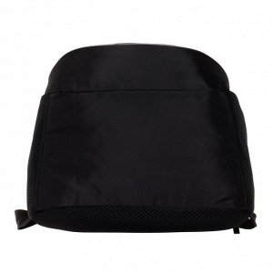 Рюкзак школьный Hatber Sreet, эргономичная спинка, 42 х 30 х 20 см, Pixels, чёрный/зелёный