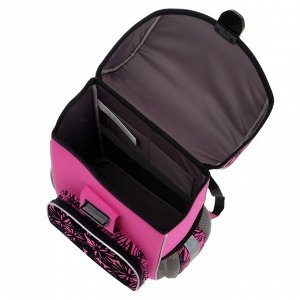 Ранец на замке Erich Krause ErgoLine 15L, 37 х 25 х 14 мм, Velvet Butterflies, розовый