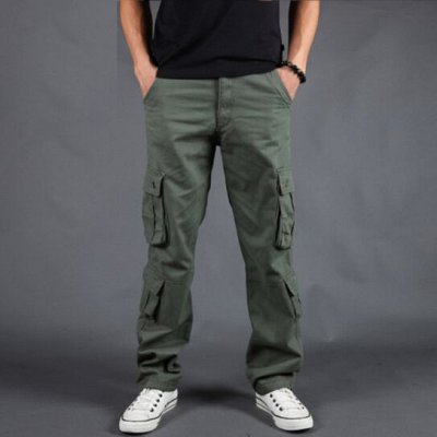 Мужская одежда и аксессуары от магазина JEEP — Мужские брюки с дополнительными карманами