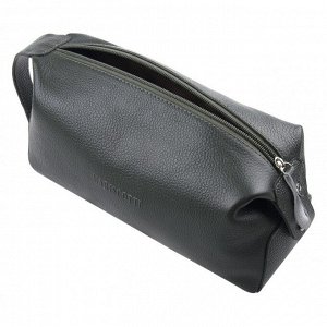 0-771 Косметичка сумочка, отдел на молнии, цвет черный 25х12х9см
