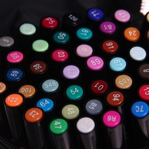 Набор двусторонних маркеров для скетчинга Mazari Terso Black, 48 цветов