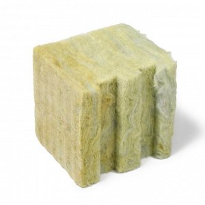 Субстрат минераловатный в кубике, 7.5 x 7.5 x 6.5 см, отверстие 15 x 15 мм, «Эковер»