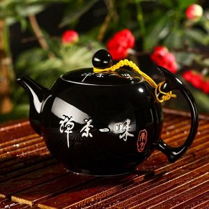 Набор для чайной церемонии «Довольство», 9 предметов: чайник, чахай, 6 чашек, сито