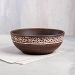 Миска &quot;Дэка&quot;, ангоб, красная глина, 1 л, микс