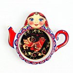 Подставка под чайный пакетик &quot;Матрешка с жар-птицей&quot; 7333179
