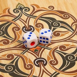 Нарды деревянные, настольная игра "Гладиатор", 40 х 40 см, с шашками