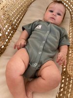 Silver Kids Боди короткий рукав Светлый Хаки