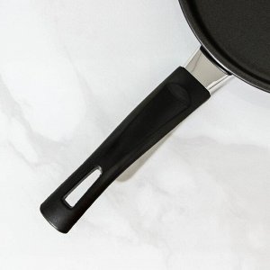 Сковорода Promo, d=16 см, пластиковая ручка, антипригарное покрытие, цвет чёрный
