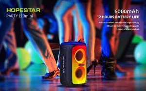 Беспроводной динамик HOPESTAR PARTY 110 mini портативная колонка 6000 mAh 10W