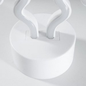 Фигурка световая RISALUX «Ракета», LED-ночник, от батареек 3xАА, 14.5x8.5x26.8 см