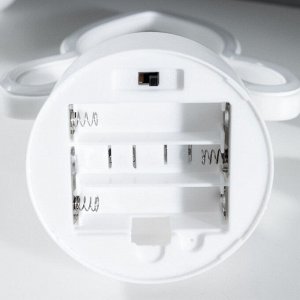 Фигурка световая RISALUX «Ракета», LED-ночник, от батареек 3xАА, 14.5x8.5x26.8 см