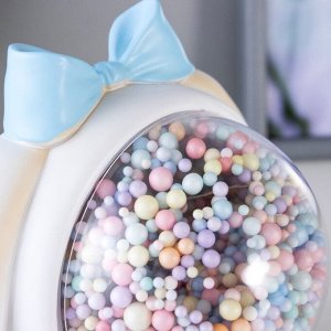 Фигурка светящаяся RISALUX «Зайка», LED-ночник, от батареек, бежевый, 9x14x14 см