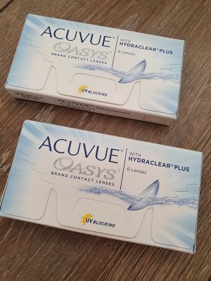 ACUVUE OASYS with HYDRACLEAR PLUS - 2 упаковки