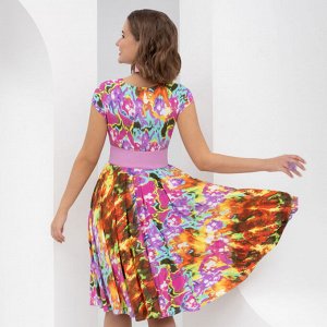 Платье Танго со стилем (яркий бриз, с поясом)