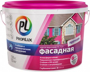 В/Д PL-112А (розовая банка) фасадная, акрил белая 7кг всесезонная (1шт/уп)*