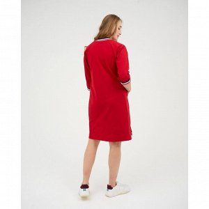 Платье женское, цвет красный