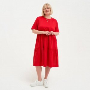 Платье женское MIST plus-size, цвет красный